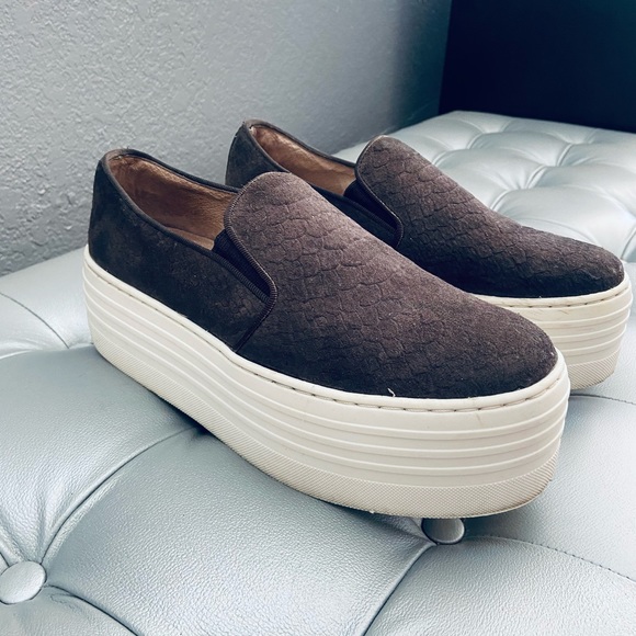 Steve Madden Shoes - Steve Madden Bellie Gray Suede Leather 2" Platform